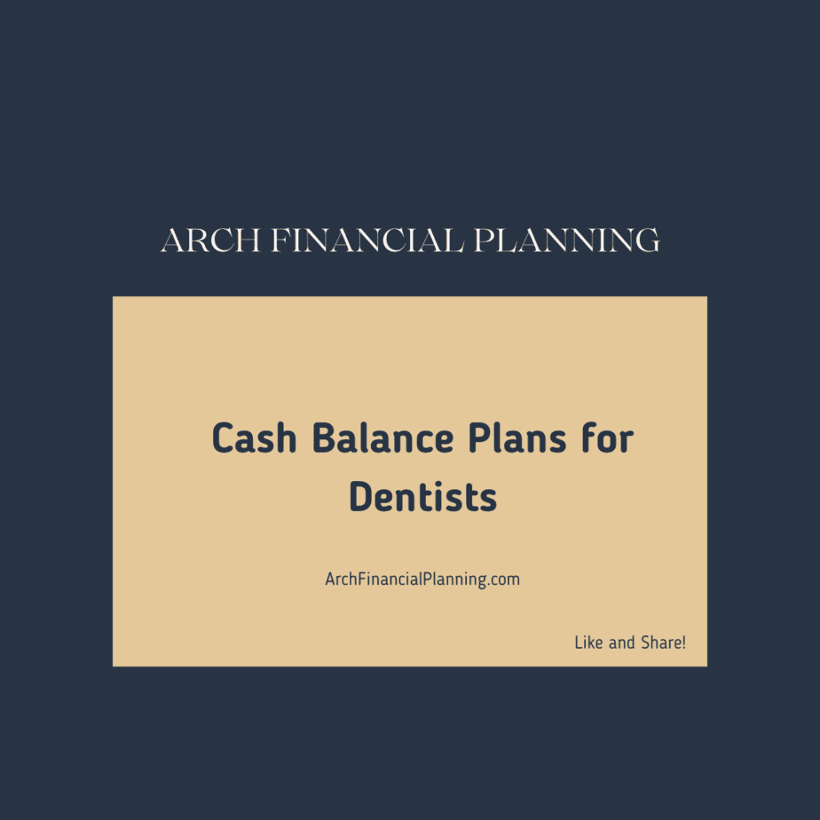 Cash Balance Plans for Dentists
